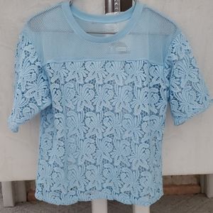 NWOT Loft Lace Top